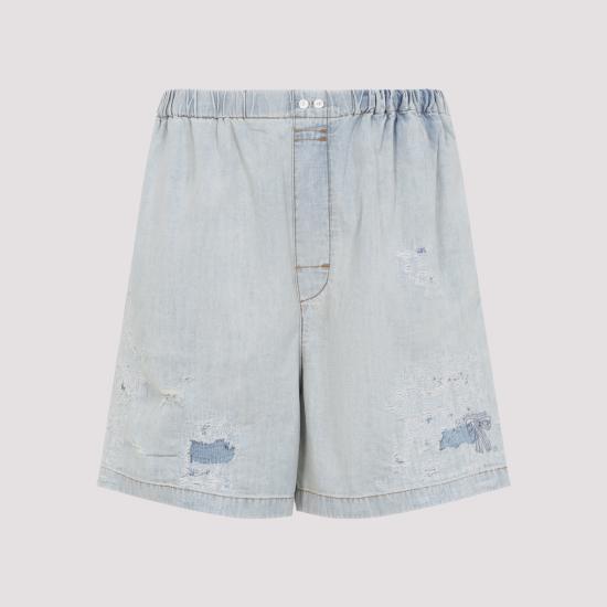 ACNE STUDIOS Men Shorts BE0215 DMJ BLUE LIGHT BLUE