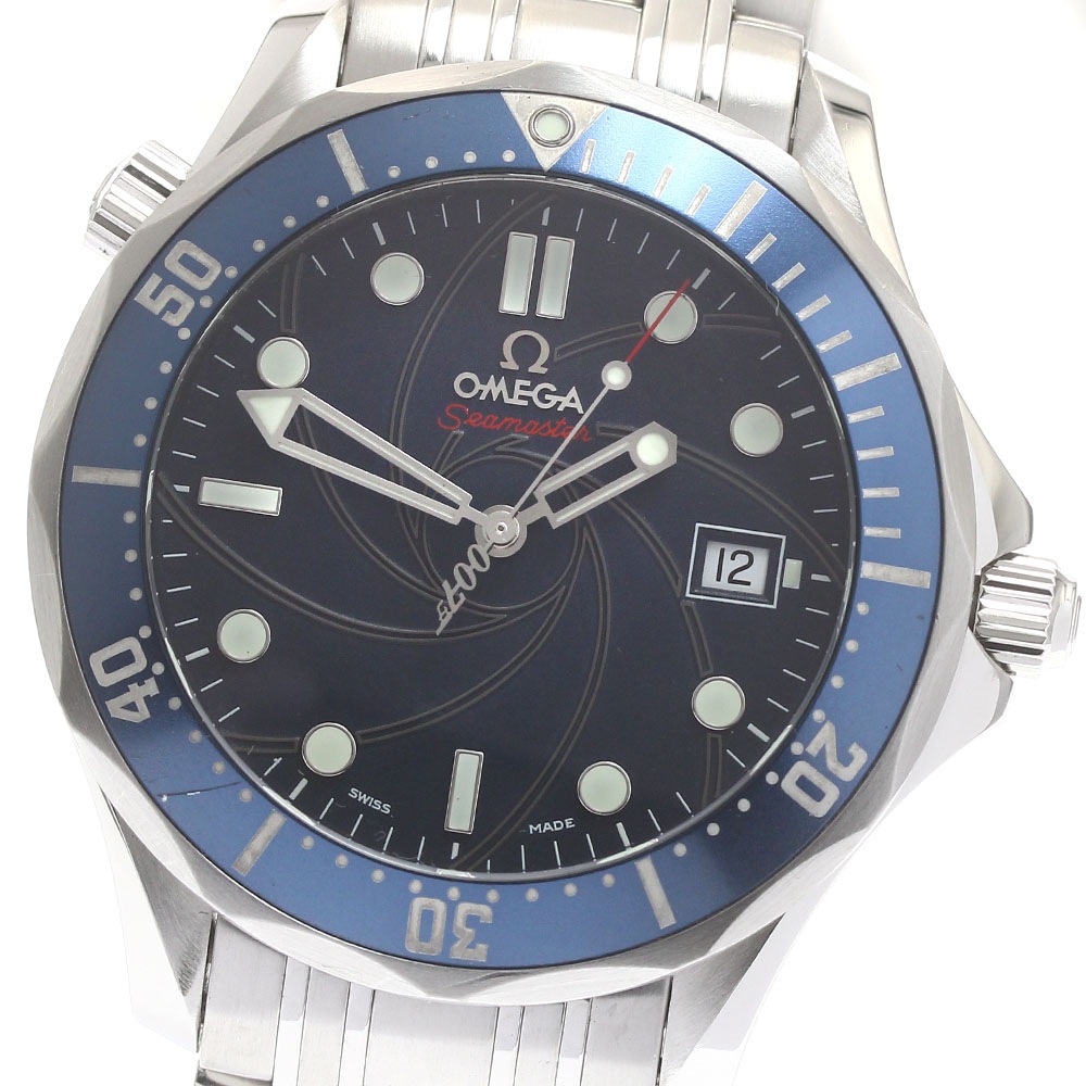 オメガ OMEGA 2226.80 シーマスター300 007 ジェームズボンド デイト コーアクシャル 自動巻き メンズ 良品 _879217【中古】