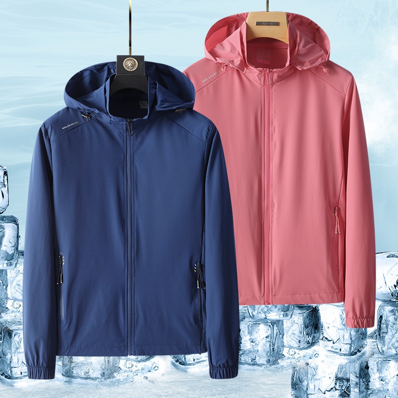 S9XL韓国uvカットカーディガン大きいサイズ 撥水 スポーツ薄手男女兼用S9XL屋外春と夏の日焼け止め服男性のUV保護UPF50 +スキン服弾性通気性ジャケット女性