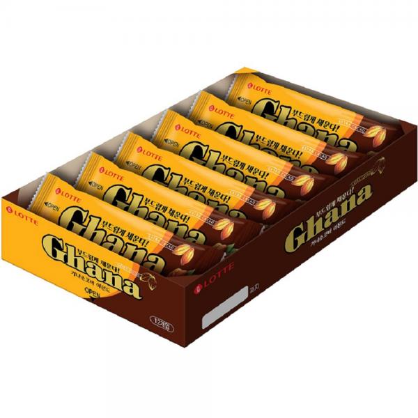 ロッテ製菓 ガーナチョコバーアーモンド 롯데제과 가나 초코바 아몬드