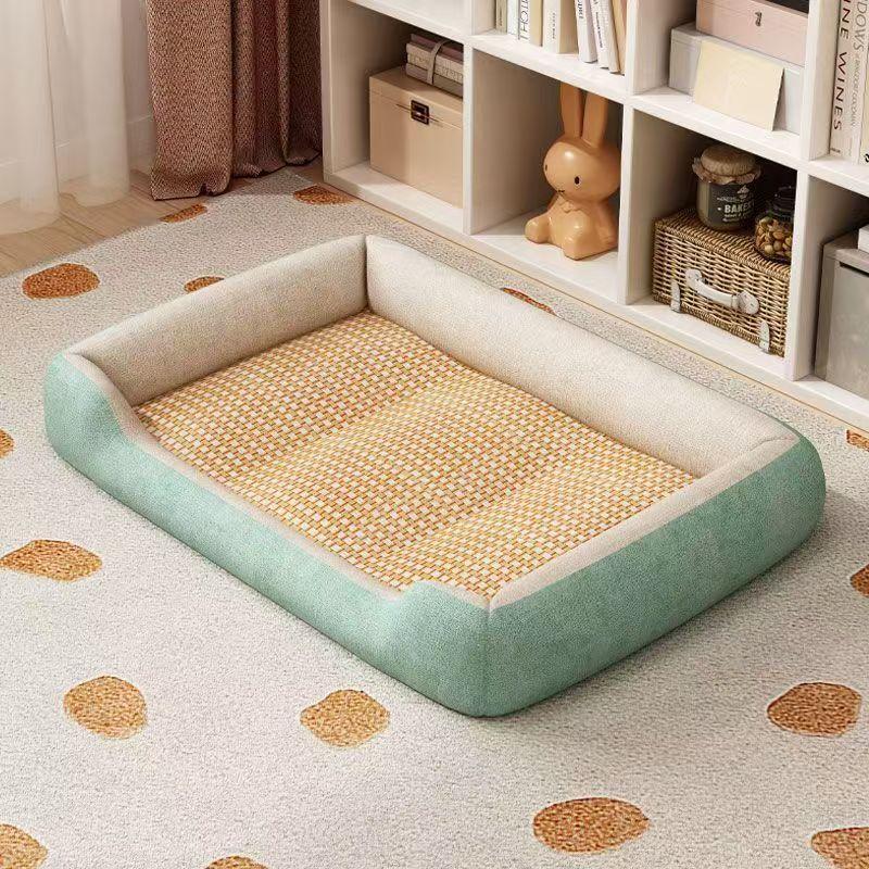 【 迅速な出荷 】ペットベッド 夏用 冷感 クッション 洗える 犬 猫用 角型 ペットベッド 猫用 犬用ベッド 寝床 通年タイプ 洗える 柔らかい ふわふわ ピークル中小型犬 猫用 通年新品が来ました