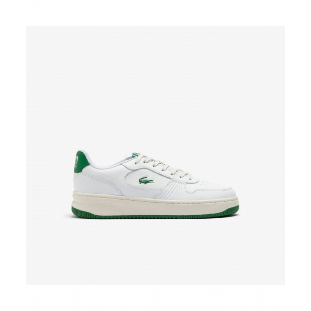 LACOSTE メンズ L001 セットレザースニーカー [ホワイト]