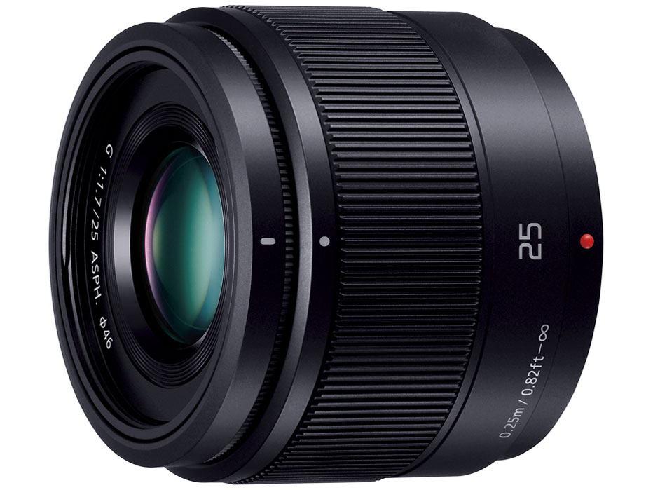 Panasonic Gシリーズ 交換レンズ LUMIX G 25mm/F1.7 ASPH. H-H025-K [ブラック] 即納OK