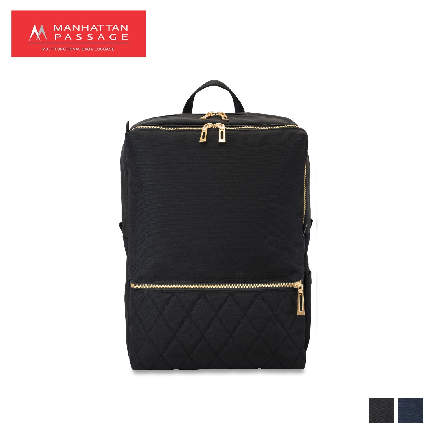 リュック バッグ バックパック レディース キルティング ブラック ネイビー 黒 1501