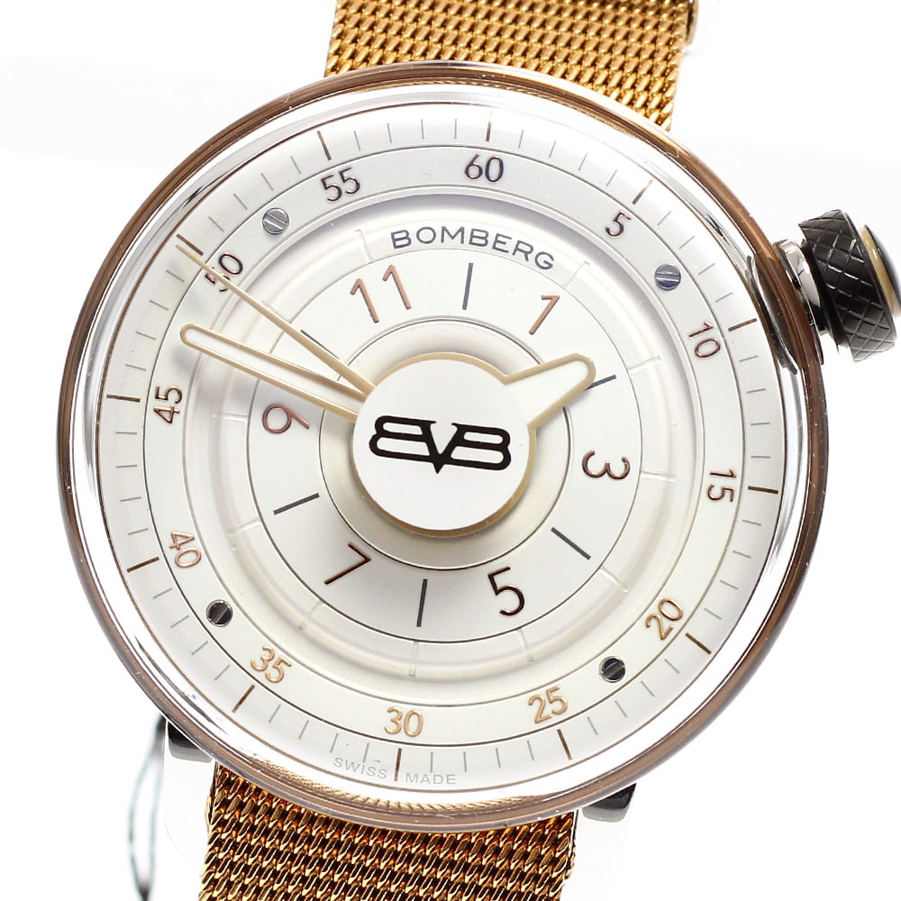ボンバーグ BOMBERG CT38H3PPK.07-2.9 BB-01 クォーツ レディース 未使用品 箱・保証書付き_881565【中古】