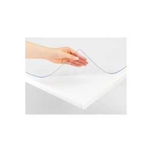 (業務用2セット) プラス あんしんデスクマット (450mm×600mm) 斜めカット加工 DM-010A