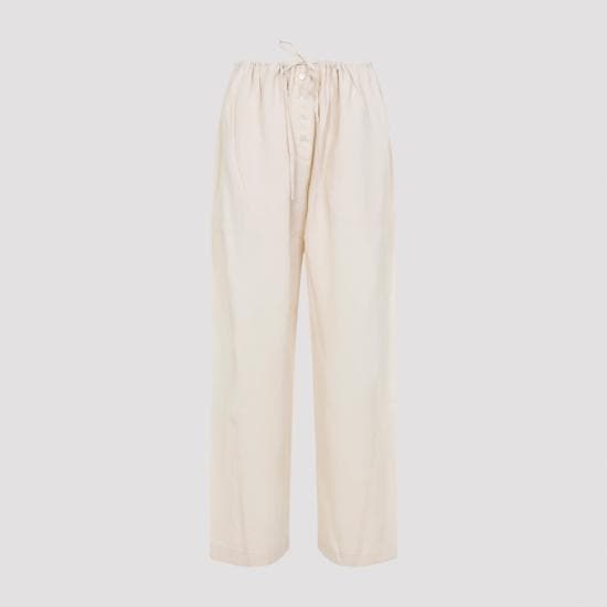 STUDIO NICHOLSON Women Straight Pants HERASNW1754 PLASTER