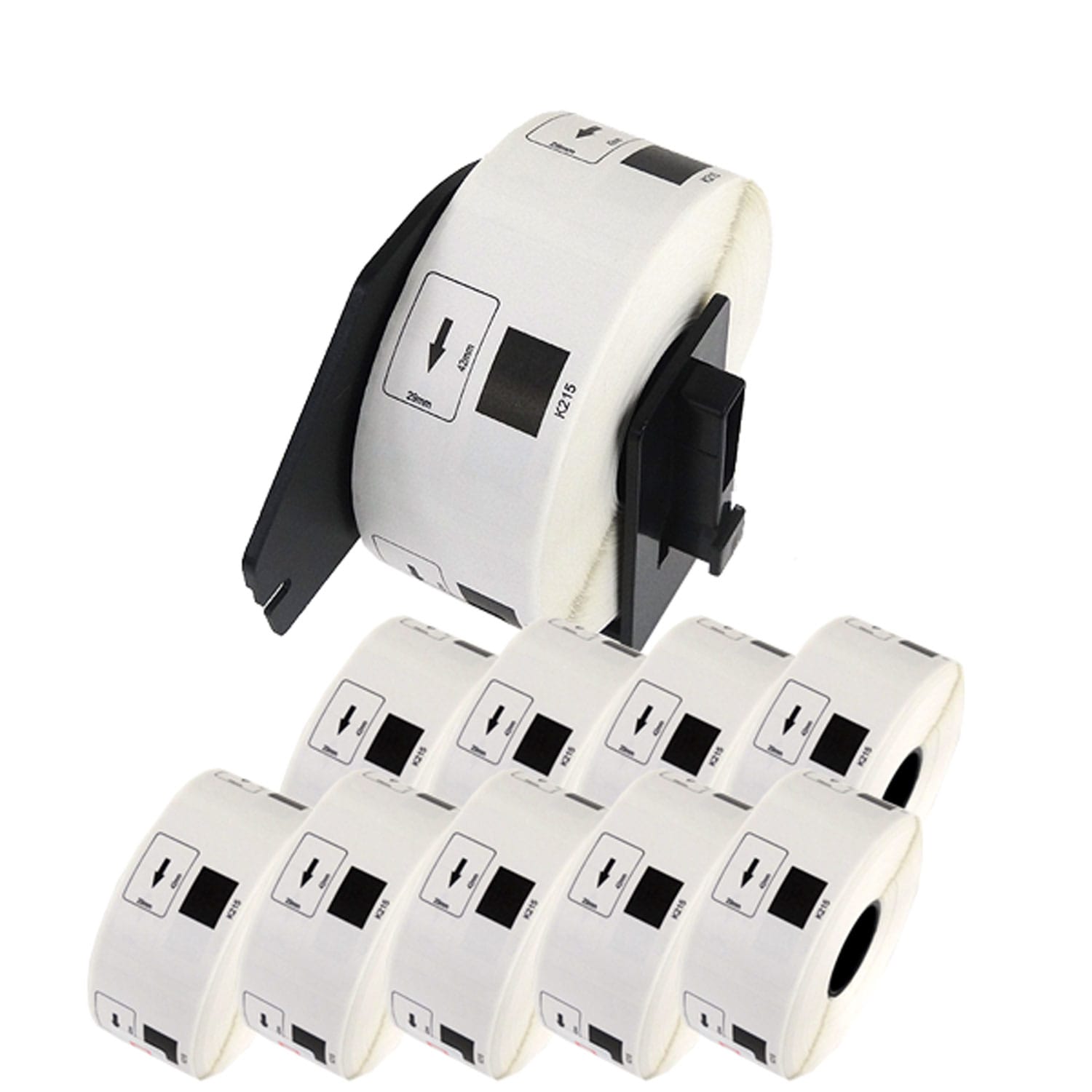 マックス用 感熱紙ラベル ダイカットラベル ELP-L2942N-15 互換品 宛名ラベル 白 29mm×42mm 700枚入り 10個+ホルダー1個セット 5,158円