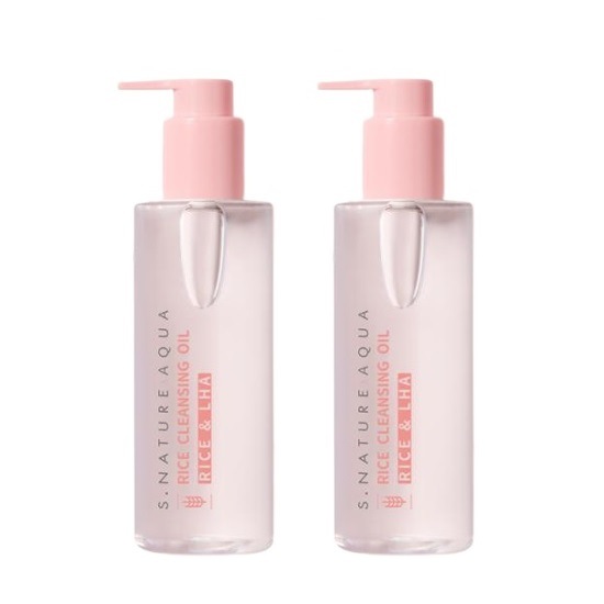 アクアライスクレンジングオイル 200ml+200ml/やさしい米ぬかオイル(1,000ppm)/LHA成分/ウォータリータイプ/すばやい乳化/しっかりと落とす