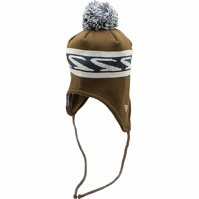 ニットキャップ イヤーフラップ シンノスケ [14346916] EAR FLAP SHINKNOWNSUKE メンズ・レディース 帽子 ニット帽 耳あて付き ウォルナット