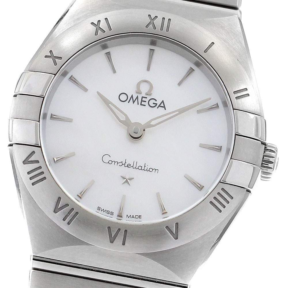 オメガ OMEGA 131.10.25.60.05.001 コンステレーション マンハッタン クォーツ レディース 箱・保証書付き_901318【中古】