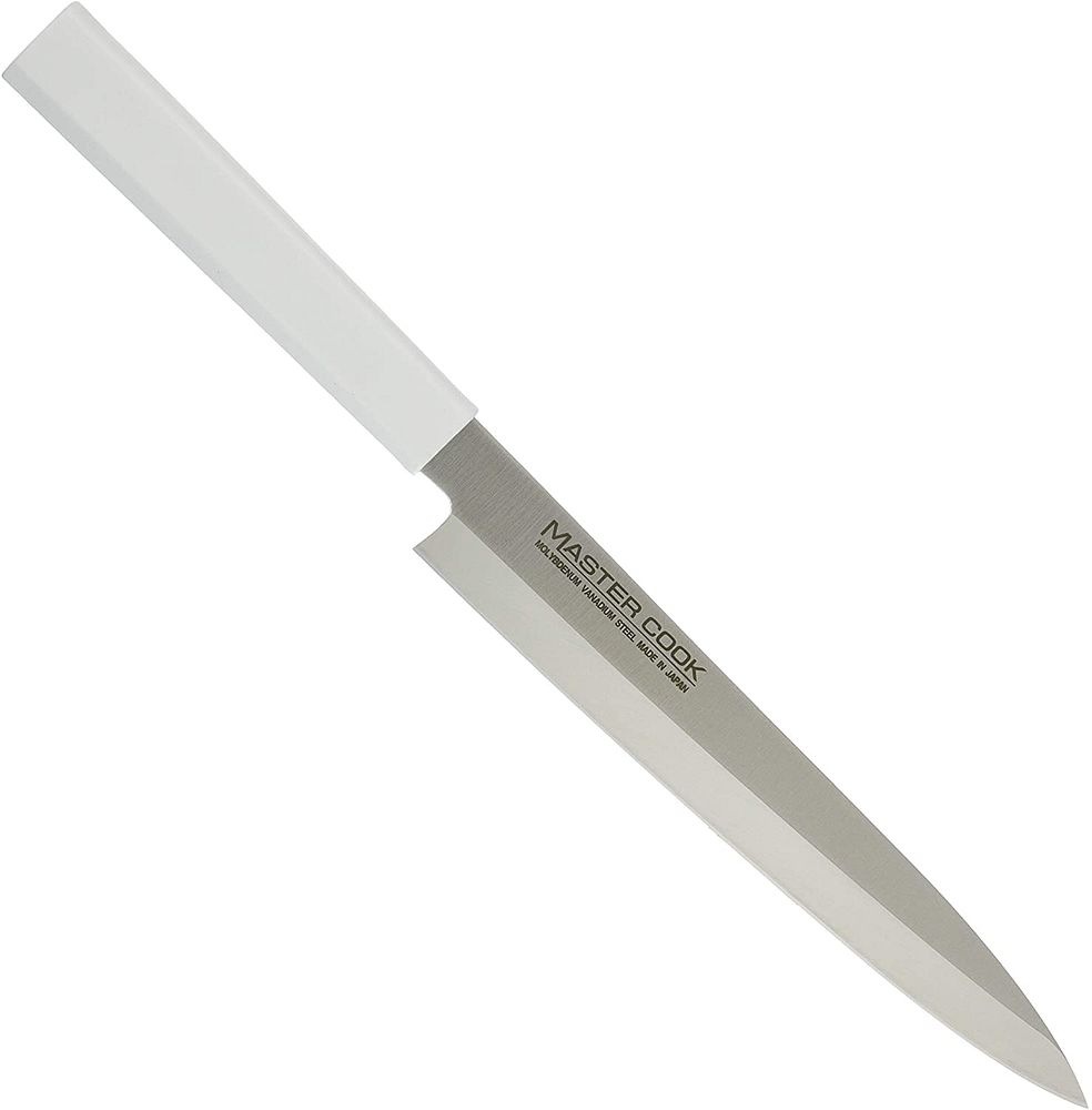 片岡製作所 マスターコック 抗菌カラー包丁 MCYK-210 柳刃包丁 21cm ホワイト 8,630円