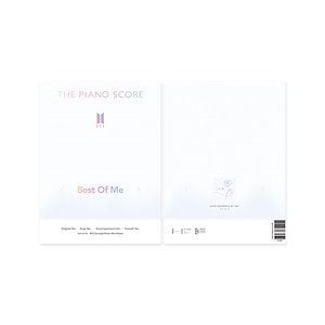 BTS - THE PIANO SCORE : BTS Best Of Me