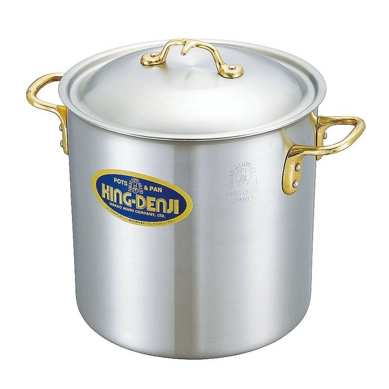 中尾アルミ製作所 キングデンジ 寸胴鍋 39cm（45.0L）