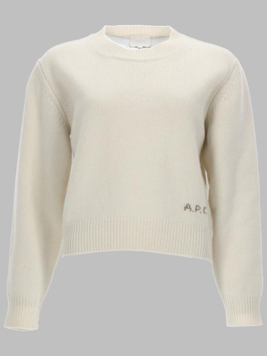 A.P.C. Women Sweater WOASW F23498 AAD WHITE