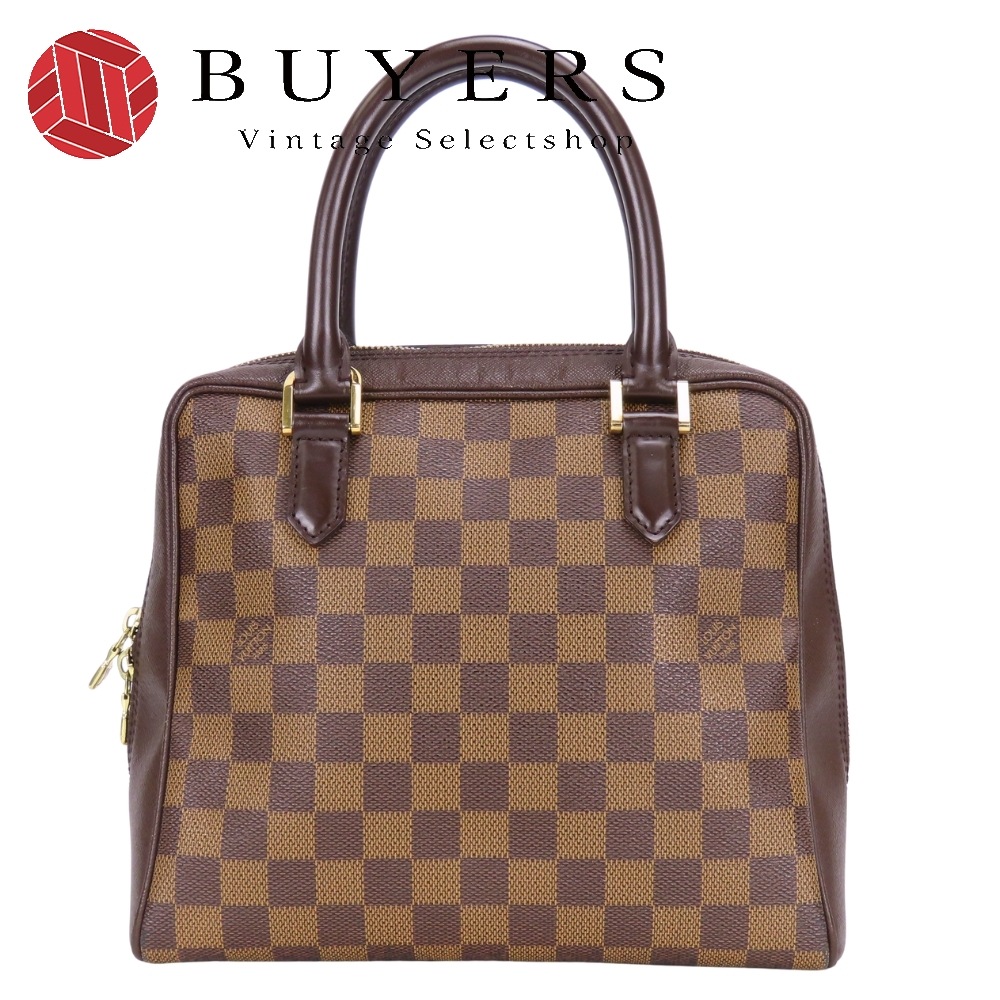 中古 ハンドバッグ ブレラ N51150 ダミエ エベヌ ブラウン 普段使い レディース 女性