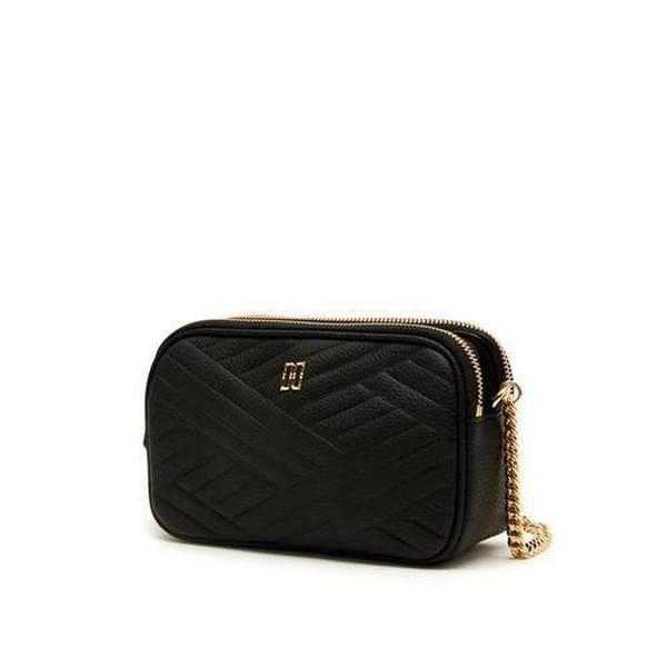 DCWA4F217BK[CARLISLE] ブラックレザーDD装飾カーライル3段ウォレットバッグ