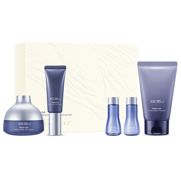 Water-full ウォーターフル マリン リリーフ ジェル クリーム 120ml 増量エディション/韓国コスメ/クリーム2点+サンプル3点付き 6,943円