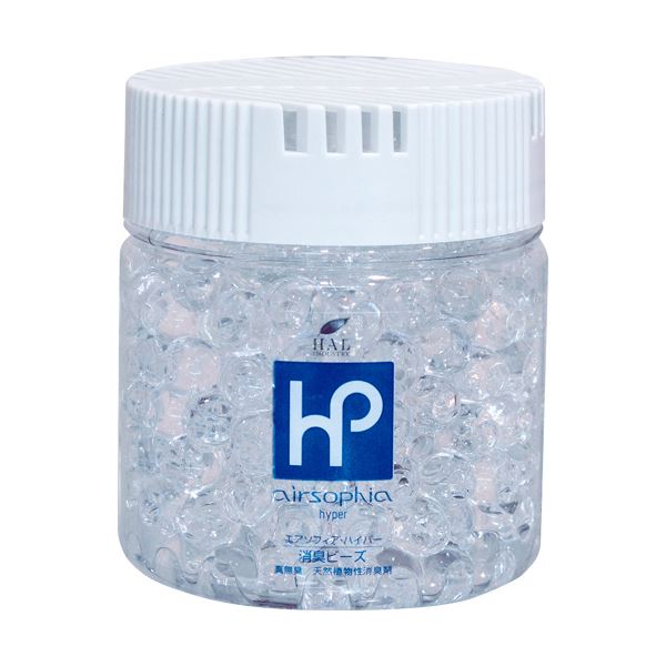 （まとめ）ハル/インダストリ エアソフィア/ハイパー 消臭ビーズ 本体 140g 1個 [x30]