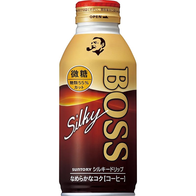 即納：サントリー コーヒー ボス シルキードリップ微糖 360gボトル缶×24本