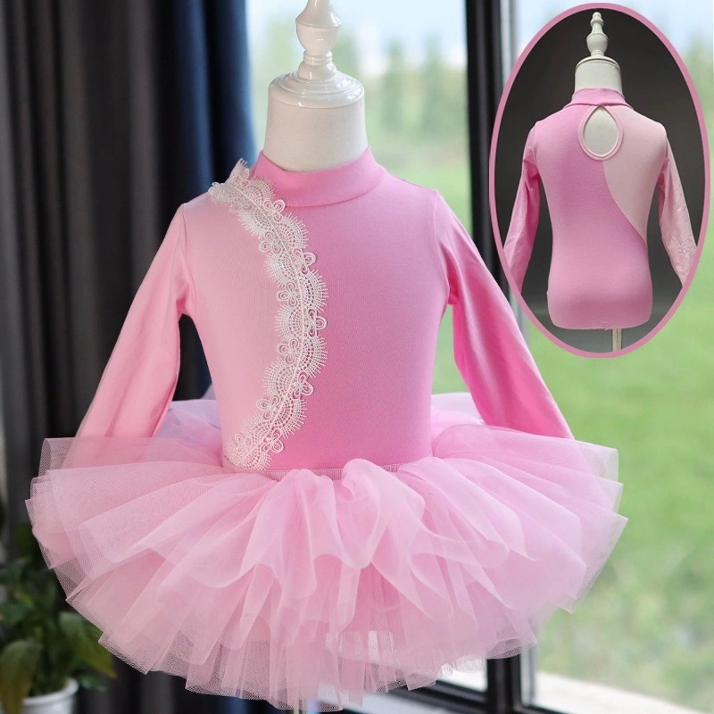 子供ダンス服女の子長袖運動服幼児秋冬バレエ中国舞踊身体検査民族服