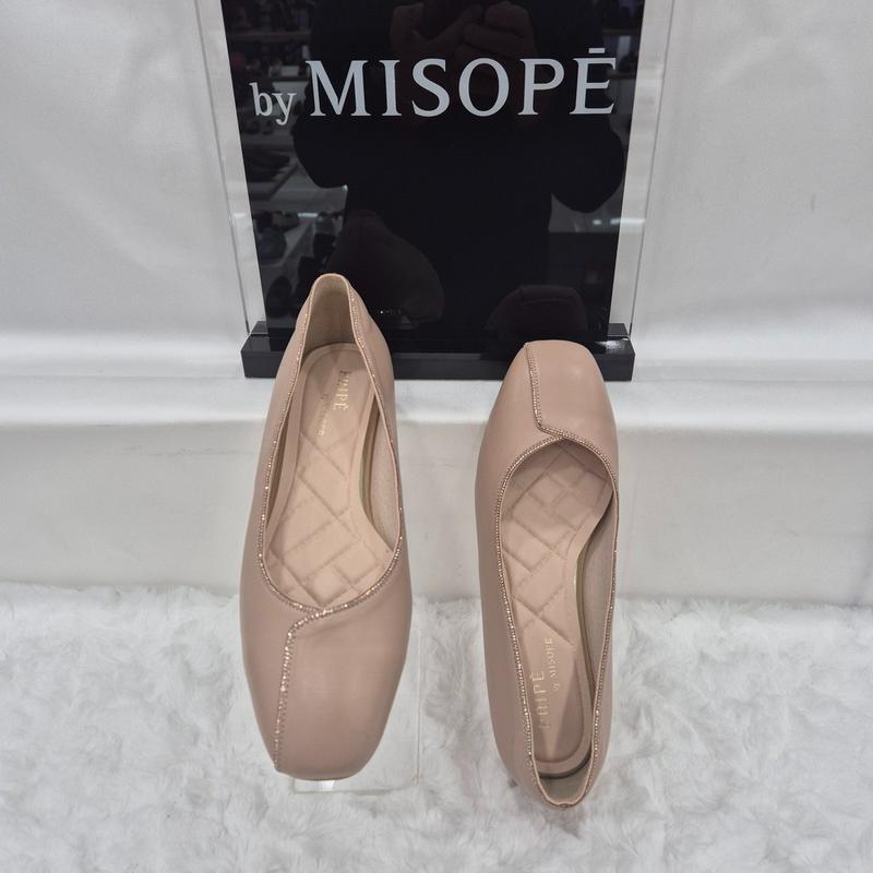 By 女性 スクエア ホットフィックス フラット 112HT435SS001 PINK 3 JJ