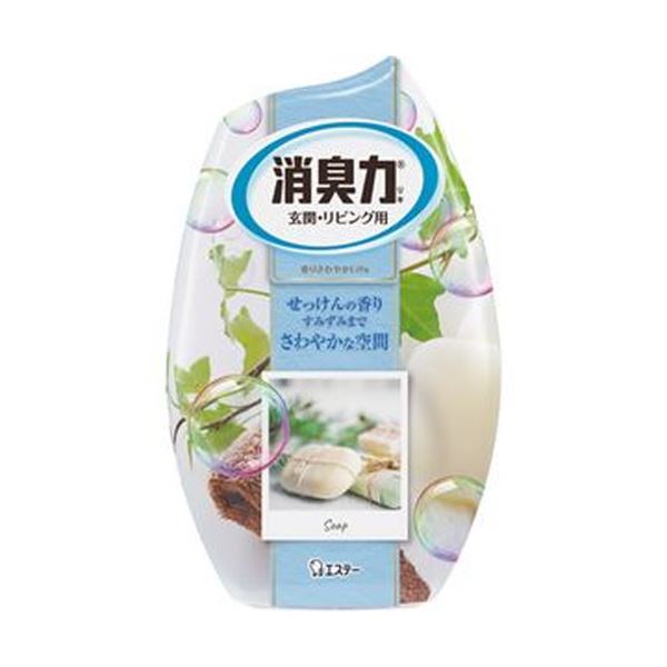 （まとめ）エステー お部屋の消臭力 せっけん400ml 1個[x20セット]