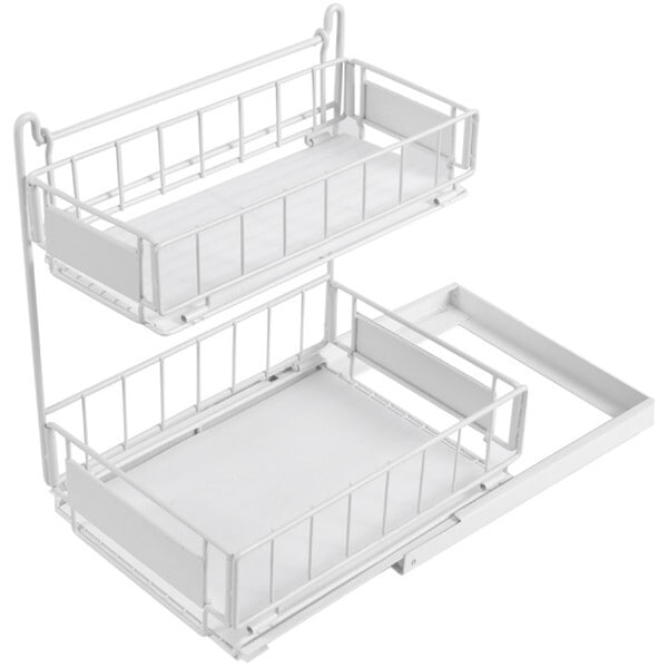 大河商事 monowa033 シンク下収納ラック ホワイト