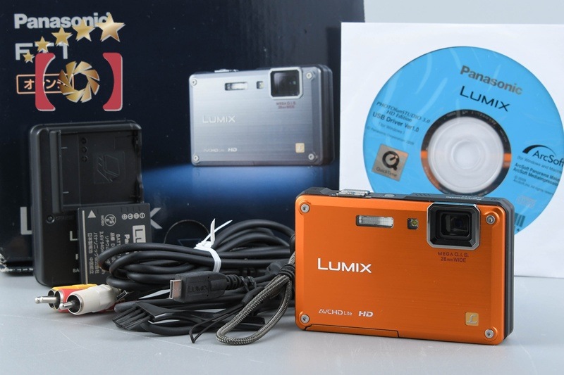LUMIX DMC-FT1 サンライズオレンジ コンパクトデジタルカメラ 元箱付き