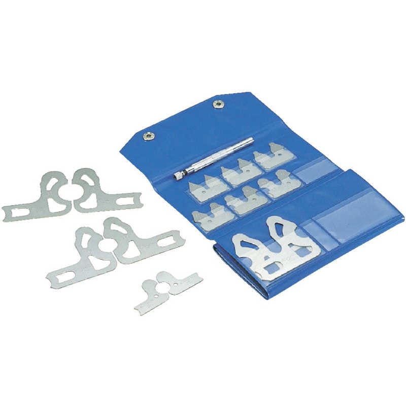 トラスコ中山　ラジアスゲージ L型 測定範囲7.5~13.0 12枚組　L300MB