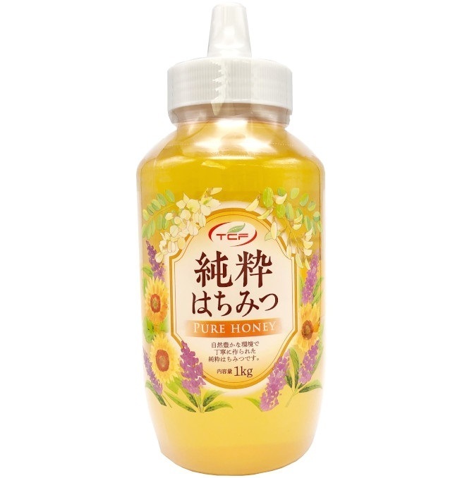 【送料無料】天長食品 純粋はちみつ 1kg24個/2ケース