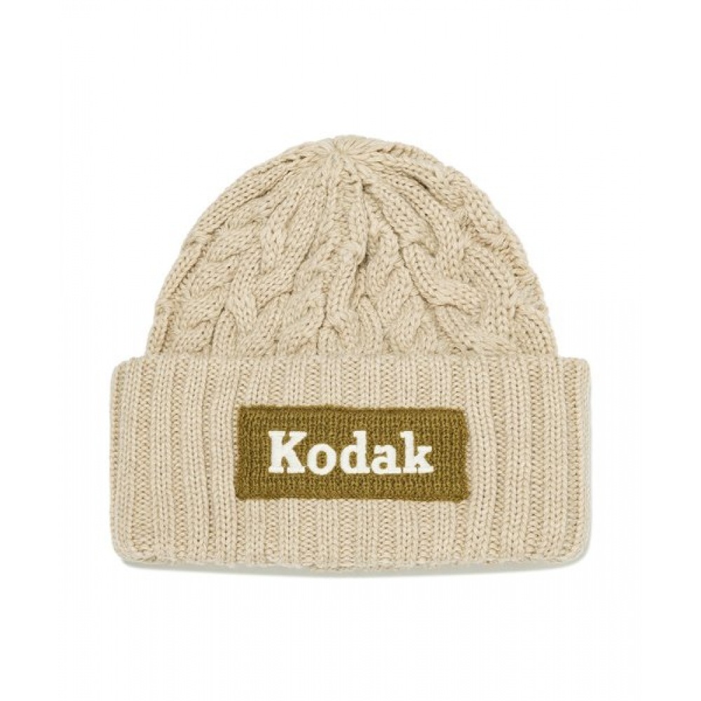 コダックプレッツェルロゴビーニーアイボリー