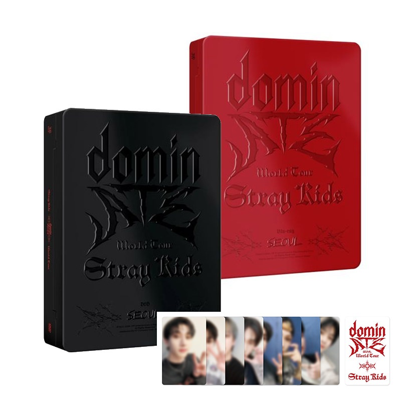 流通特典 [2種セット] Stray Kids World Tour [ dominATE SEOUL ] (DVD + Blu-ray) 当店特典 スキズ ストレイキッズ SKZ
