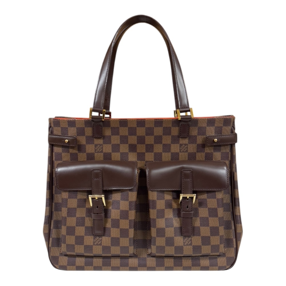 ルイヴィトン ユゼス ダミエ ハンドバッグ ダミエキャンバス N51128 ブラウン LOUIS VUITTON 中古