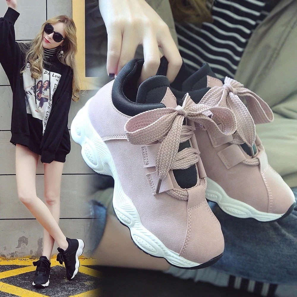 大人気！ 春の新作スポーツシューズ女性韓国版ウルザンハラジュクオールマッチボードシューズ学生カジュアルシューズ ウォーキング straykids popup