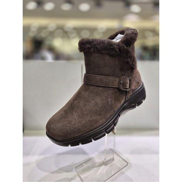 女性ファーアンクルブーツ 4CM(YAEWBS622BR) (P003715037)