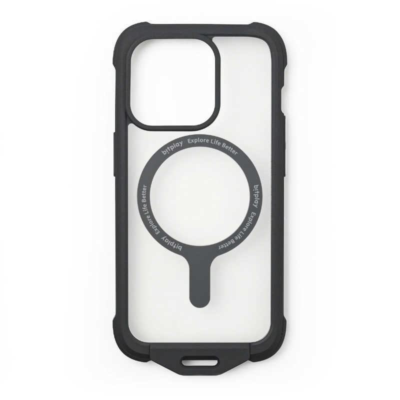 BITPLAY　Wander Case マットバージョン for iPhone 15 Pro MafSafe対応(カラー：ブラック)　CEMV-15PMX-BK-PK-01