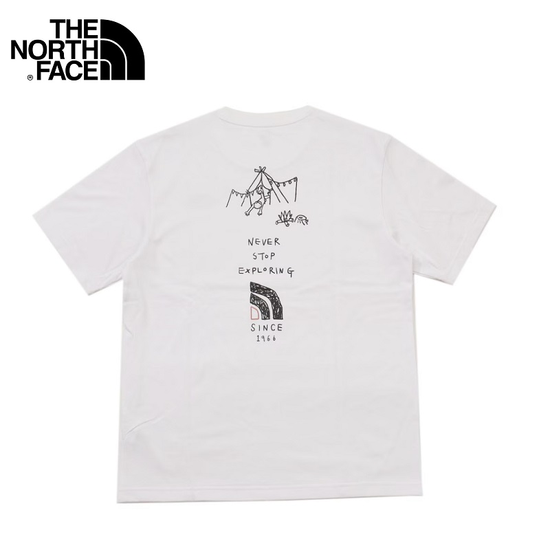 ADVENTURE EX S/S R/TEE EX 半袖 Tシャツ ホワイトレーベル ユニセックス 韓国限定 夏服, 春服, ユニセックス, メンズ, レディース