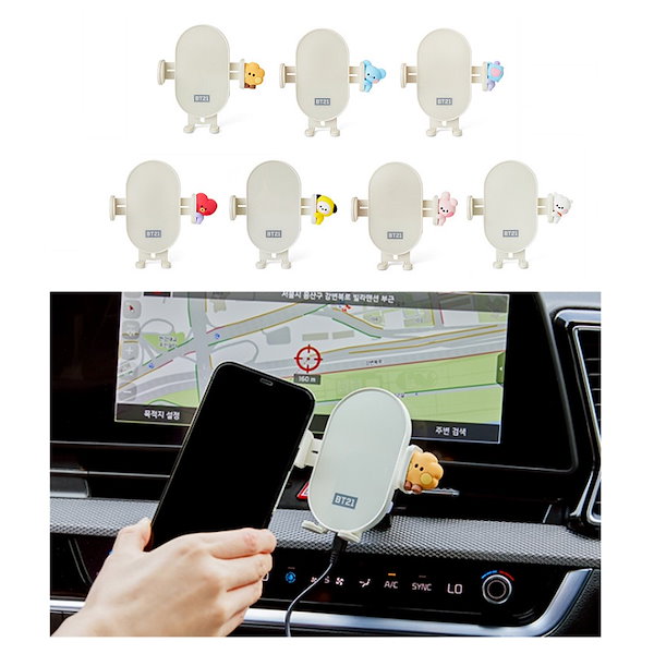 [Qoo10] BT21 NEW 車載用 充電器 スマホスタンド