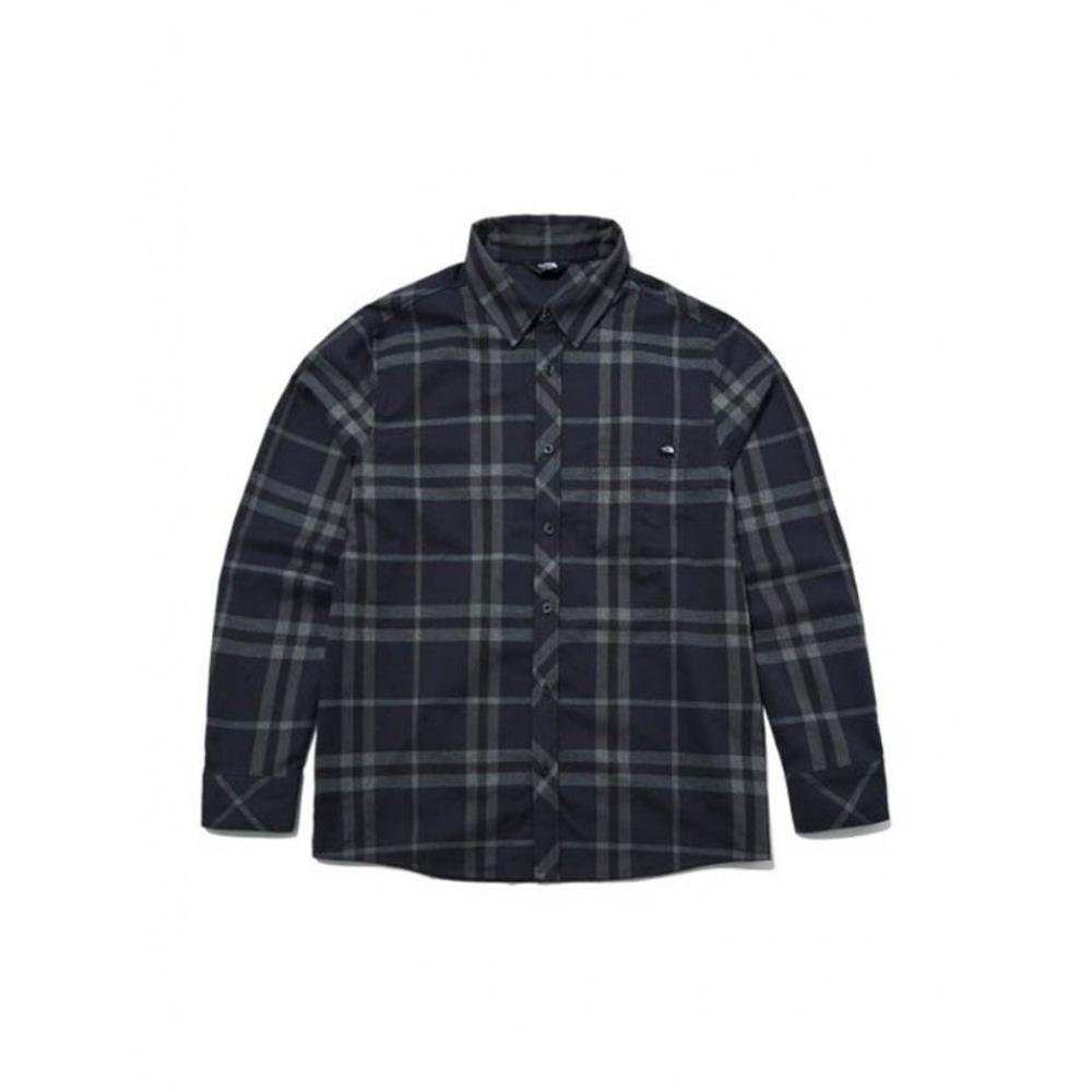 ノースフェイスメンズエッセンシャル L/S シャツ MNH8LL51A-DSH