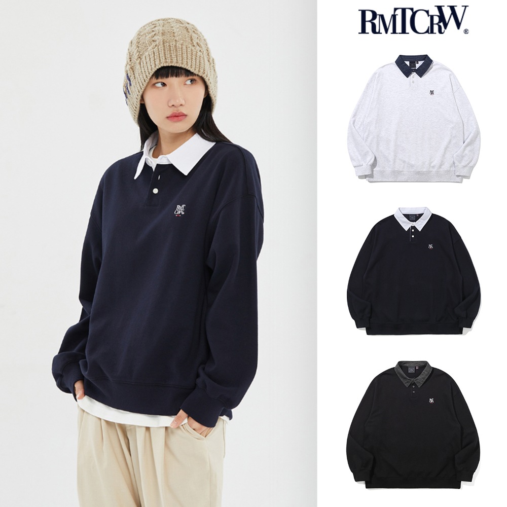 【ROMANTIC CROWN】 RMTCRW RUGBY SHIRTS