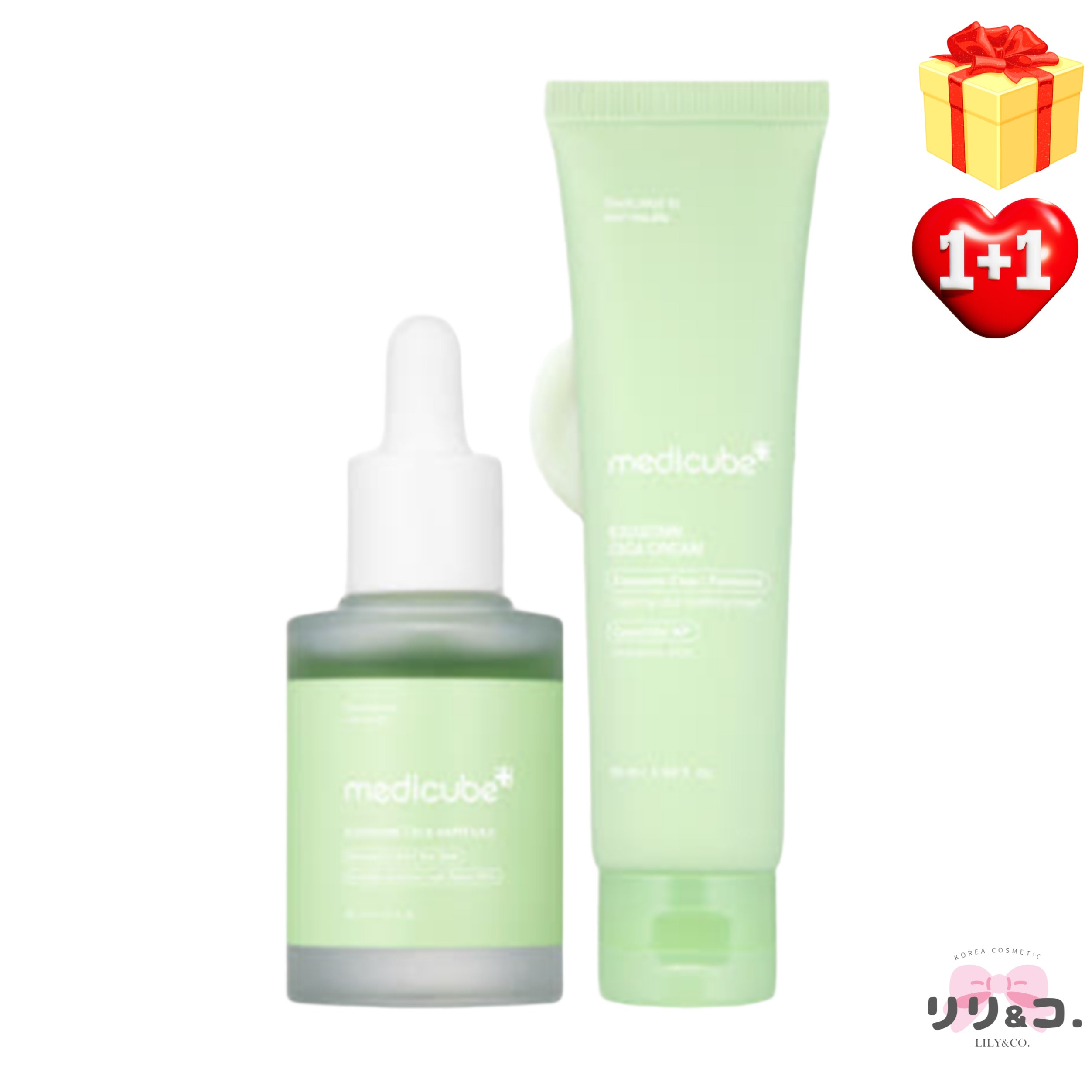 [韓国人気] エクソソーム ツボクサ シカ アンプル 30ml + シカクリーム 50ml 2点セット 角質ケア 高密着 鎮静 保湿 韓国コスメ 正規品 乾燥肌 鎮静 水分クリーム
