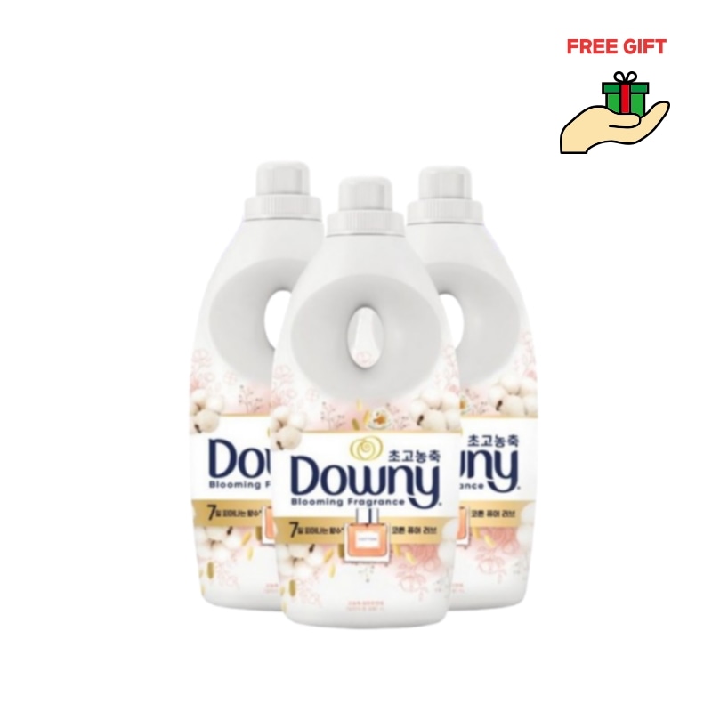 パフューム柔軟剤 コットンピュアラブ 1L×3本セット／清潔感あふれる香り×超濃縮タイプ／7日間香り長持ち＆乾燥機対応