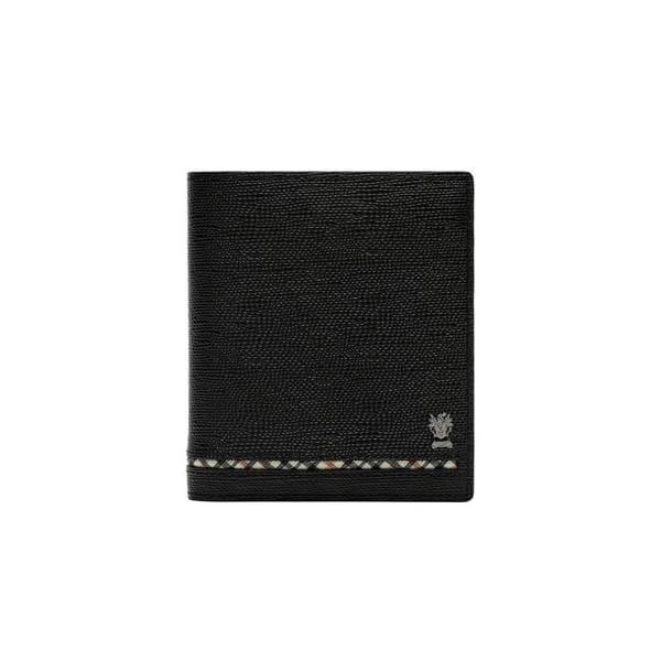 ブラックラインチェックロゴ二つ折り財布 DBWA9E622BK