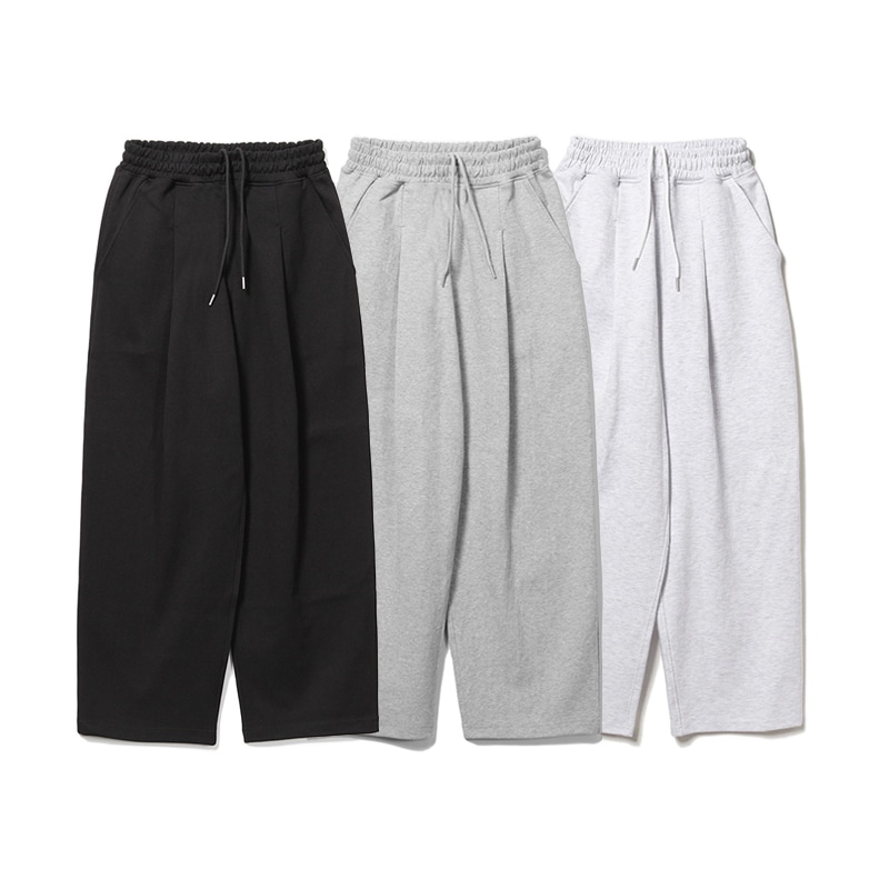 [The boyz ヒョンジェ 着用] [XERO] Deep One Tuck Sweat Pants 韓国 アイドル トレパン ダンス メンズ レディース 大きいサイズ