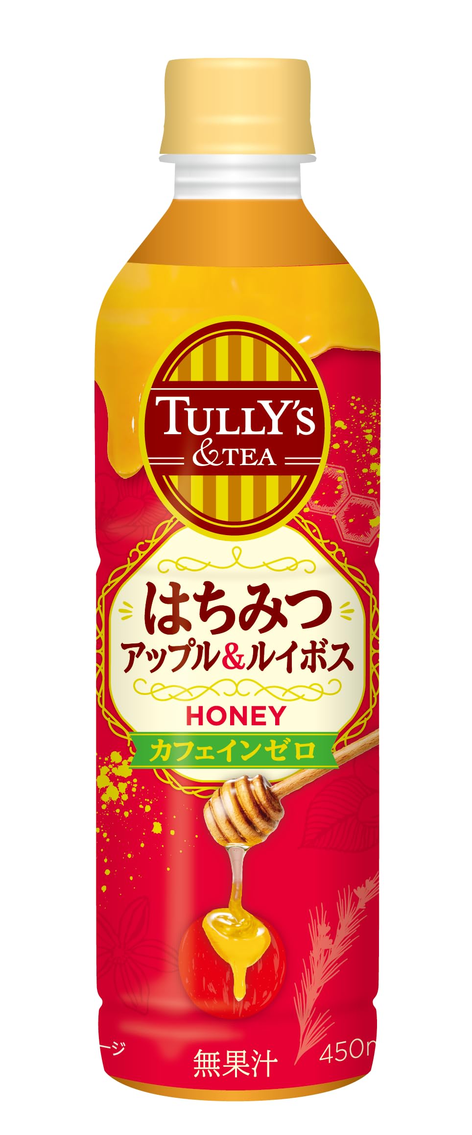 タリーズアンドティー はちみつアップル＆ルイボス 450ml×24本 カフェインゼロ