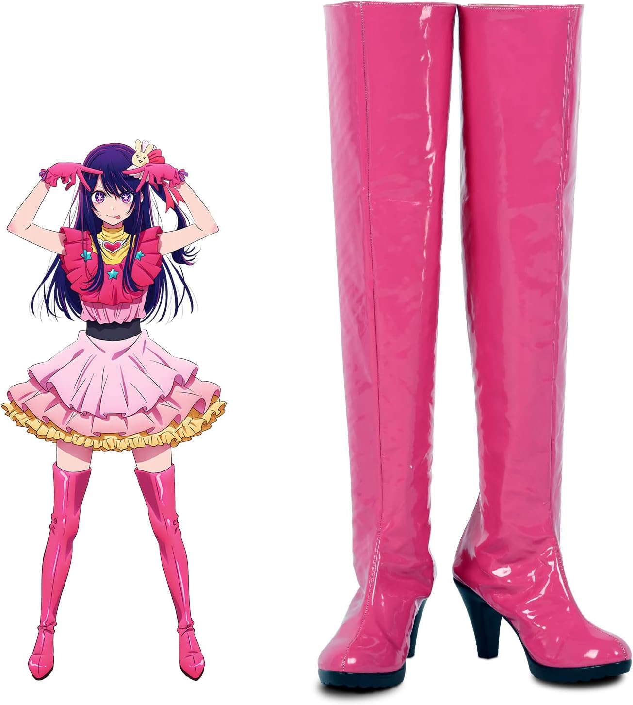 星野アイ コスプレ靴 推しの子 星野 アイ 下駄 シューズ 長靴 コスプレ クリスマス ハロウィン