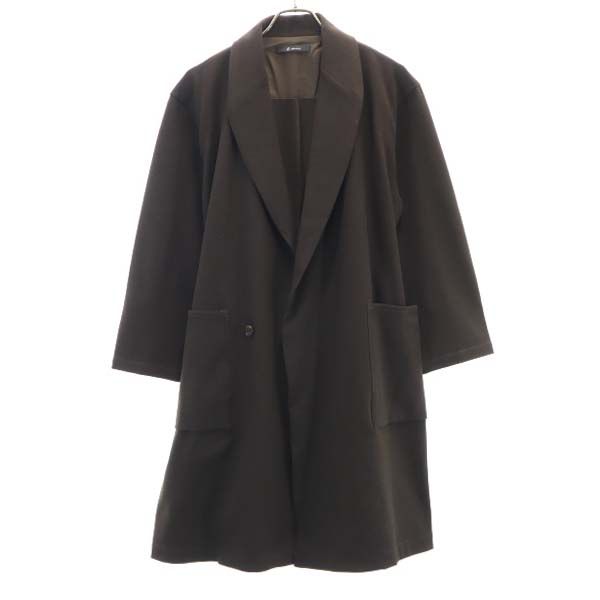 未使用 サーモライト保温 ガウンコート S 茶 メンズ