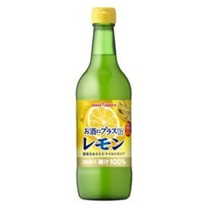 [まとめ買い]ポッカサッポロ お酒にプラス レモン 540ml 瓶 12本入り（1ケース）