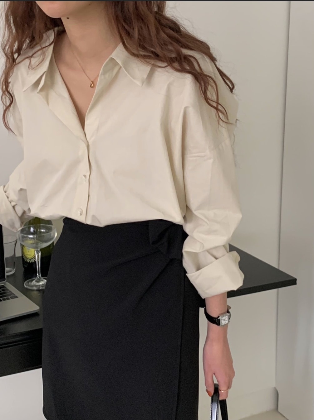 韓国Vネックシャツ 韓国女性 韓国ファッション 韓国衣類 4,590円